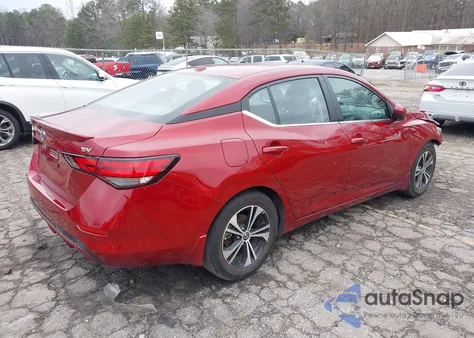 2021 Nissan Sentra Sv Xtronic Cvt from USA, damaged, VIN 3N1AB8CV8MY212681